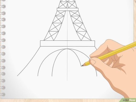 Как нарисовать Эйфелеву башню в перспективе