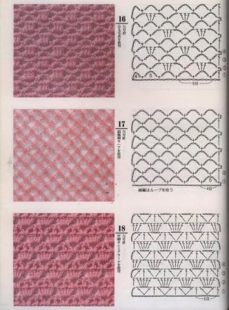 Вязание крючком узоры для начинающих