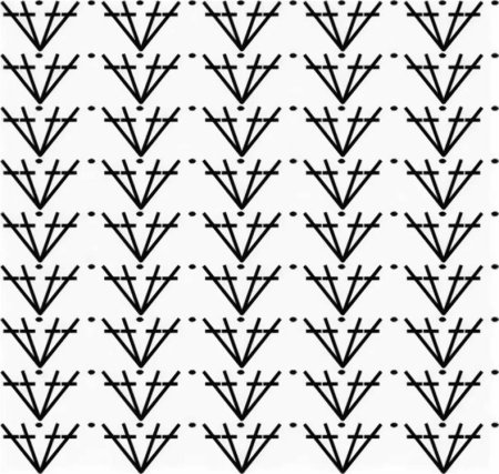 Узоры крючком для толстой пряжи со схемами