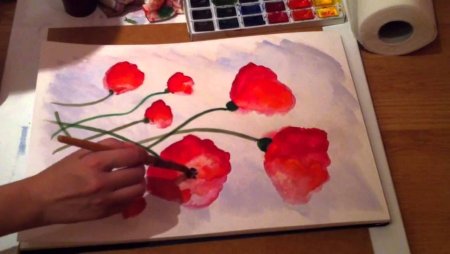 Акварельные рисунки для начинающих