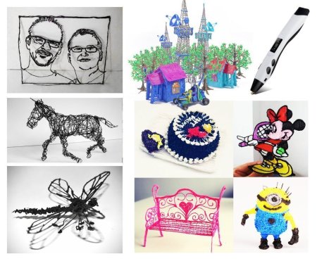 Сердце 3d ручкой