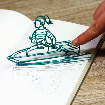 Объемные фигуры на бумаге