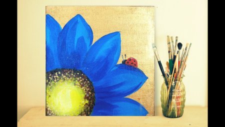 Рисунки на холсте легкие для начинающих