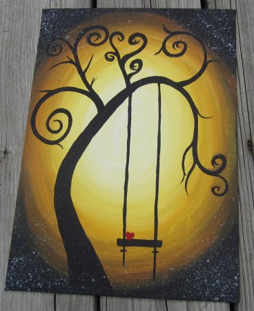 Пейзаж фломастерами