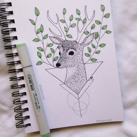 Рисунки для скетчбука лёгкие