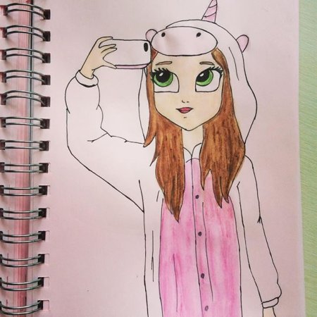 Рисунки для скедьбуках лёгкие