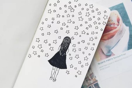 Красивые легкие рисунки из ринтерса