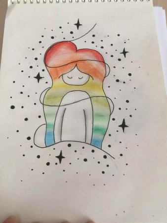 Рисунки для скетчбука легкие люди