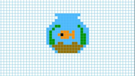 Рисунки по клеточкам цветные