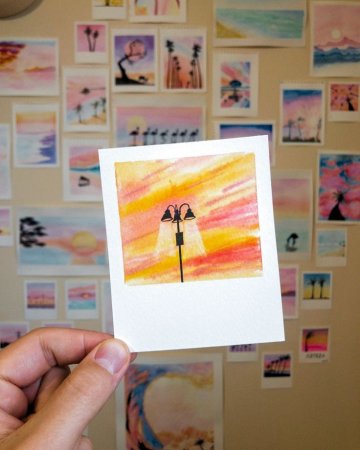 Идеи для ПОЛАРОИДОВ рисунки