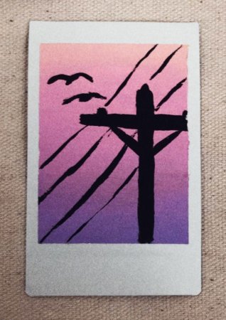 Полароидные пейзажи акварелью