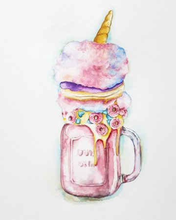 Грибы скетч маркерами