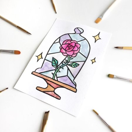 Рисунки для скетчбука лёгкие еда