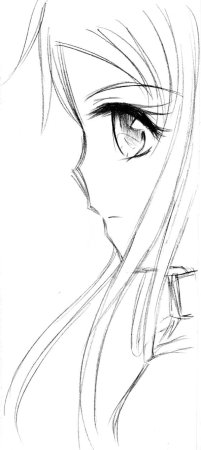 Анми рисуноки карандашом