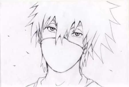 Маленькие аниме карандашом