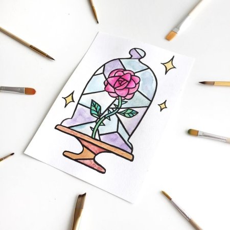 Маленькие рисунки фломастерами