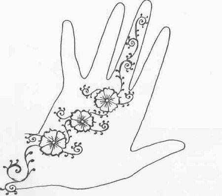 Тату хной простые для начинающих