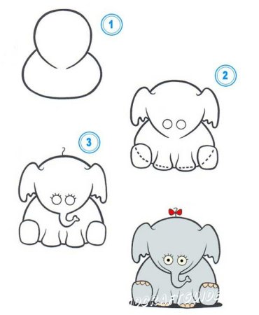 Рисунки срисовать для начинающих