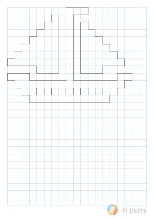 Рисунки по клеткам лёгкие