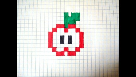 Рисунки по клеточкам очень легкие и маленькие