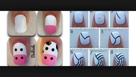 Схемы для маникюра для детей легкие