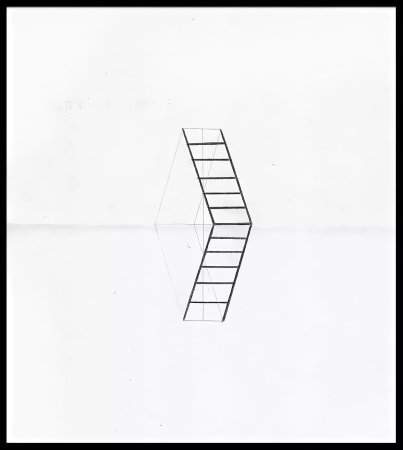 Объемная лестница рисунок