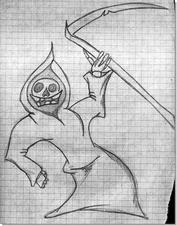 Рисунки на свободную тему страшные