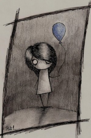 Рисунки карандашом грустные