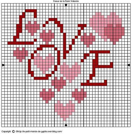 Простые схемы вышивки крестом