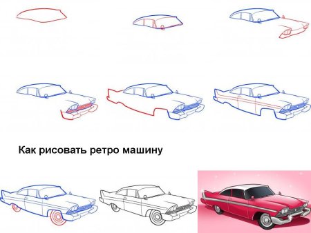 ВАЗ 2107 контур спереди
