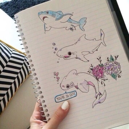 Милые рисунки для блокнота