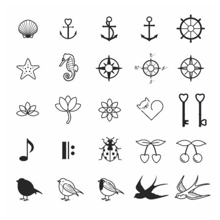 Эскизы маленьких тату