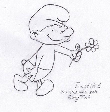 Рисунки карандашом лёгкие мультяшные