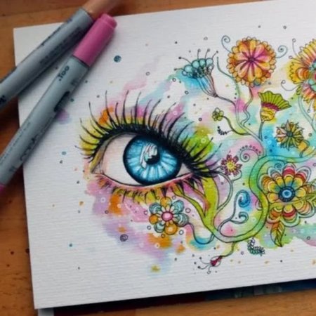 Рисунки фломастерами