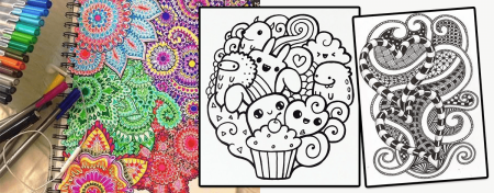 Простой рисунок в стиле дудлинг