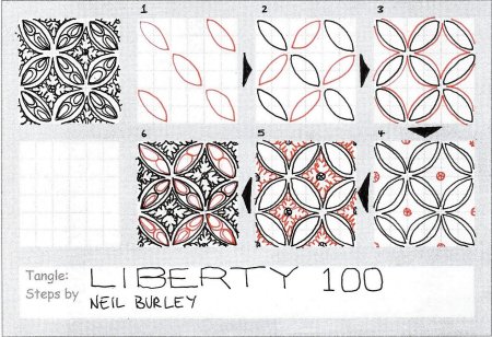 Зентангл для начинающих схемы