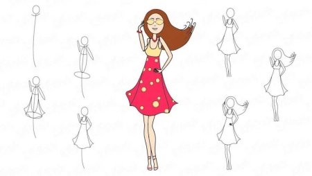 Рисунки для срисовки девушки без лица