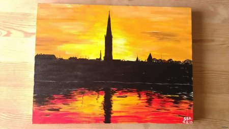 Техника рисования гуашью