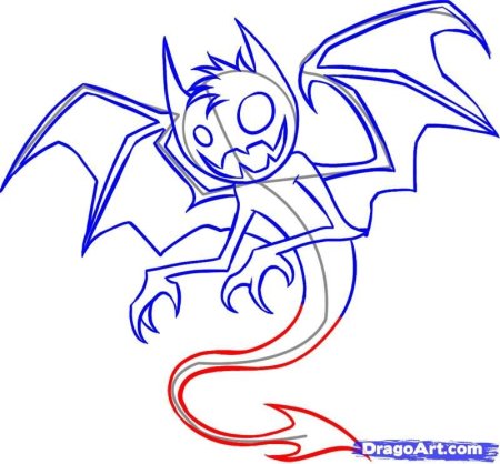 Рисовка демона