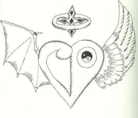 Рисунки для срисовки демоны