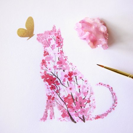 Рисунки природы акварелью
