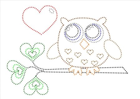 Вышивка по точкам