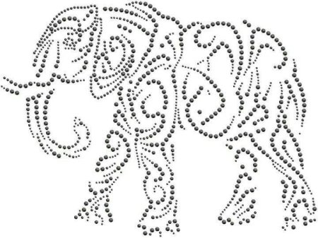 Точечная роспись трафареты