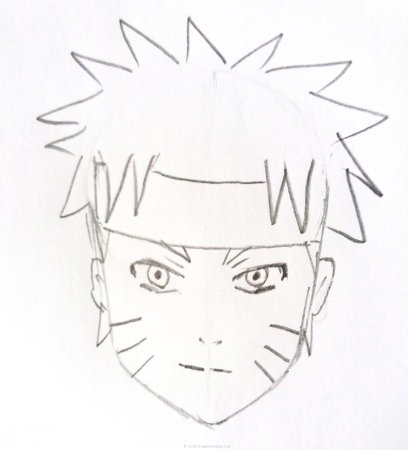 Аниме рисовка Наруто