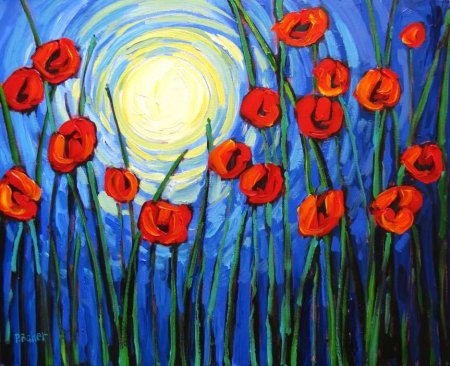 Простые рисунки красками