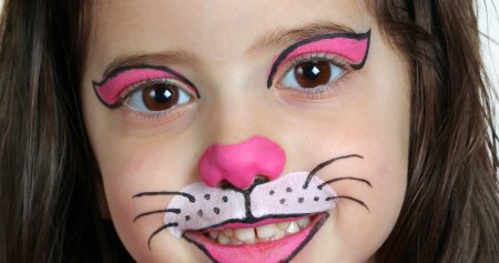 Грим на лице легкий для начинающих