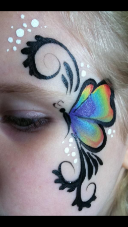 Аквагрим для девочек простые