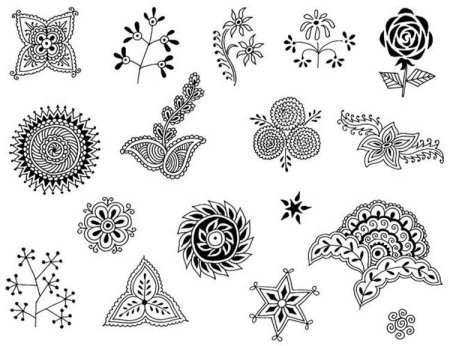 Узоры для рисования легкие и красивые