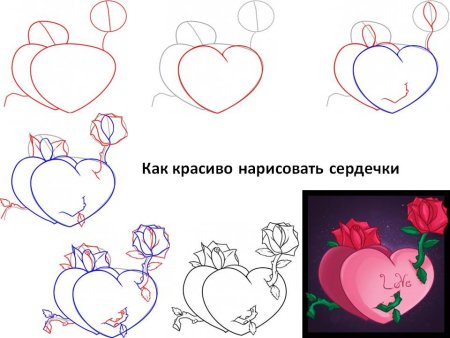 Как нарисовать красивое сердце