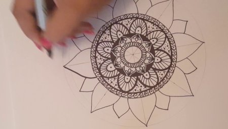 Мандала легкая для начинающих